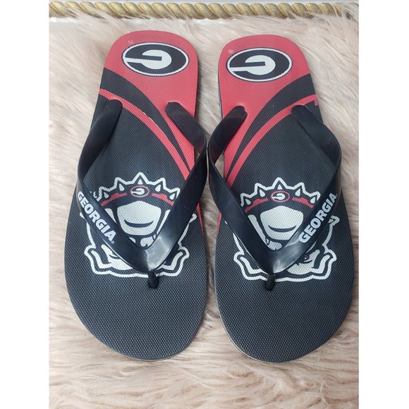 💜$5💜 NWOT UGA FLIP FLOPS SIZE 10.5 - Picture 2 of 4